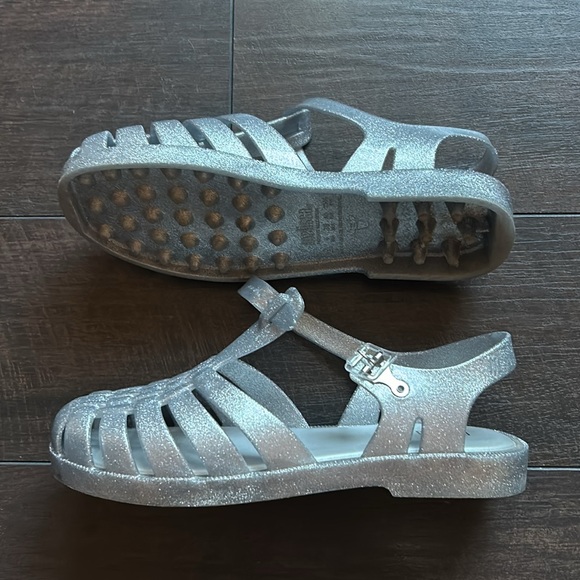 Melissa possession size 9 in clear glitter (silver) - Picture 12 of 12